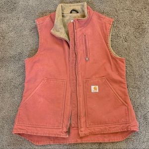 Carhartt Duck Lined Women’s Vest Salmon S